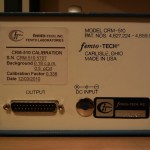 conectores e painel do equipamento