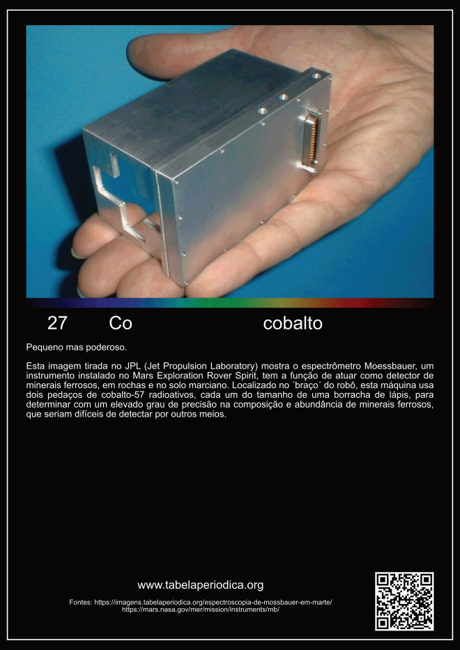 elemento químico cobalto na astronomia