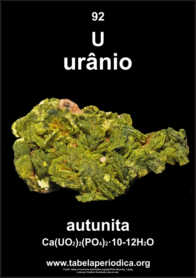 autunita contém elemento urânio