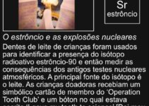 Isótopo estrôncio-90 e as explosões nucleares
